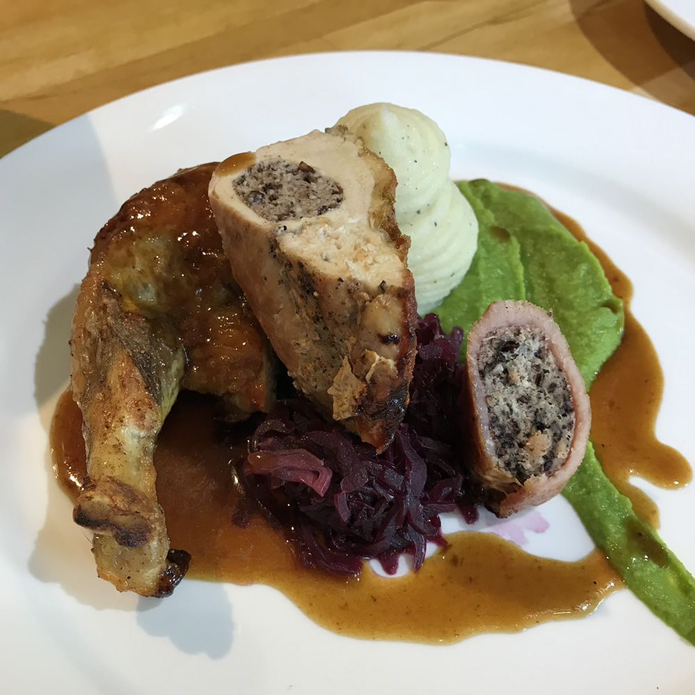 Guinea Fowl with Black Pudding 20180529
