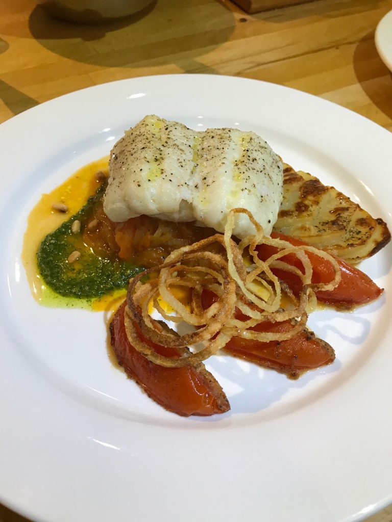 Haddock with Tomatoes and Pesto - 20180815