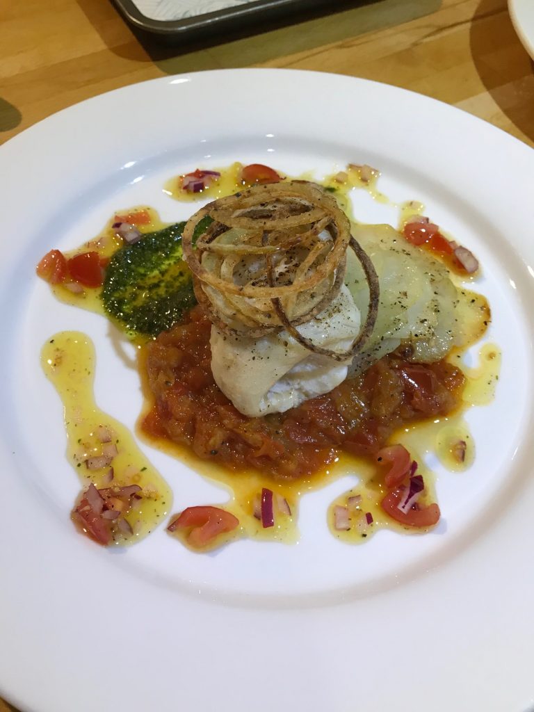 Haddock with Tomatoes and Pesto - 20180912