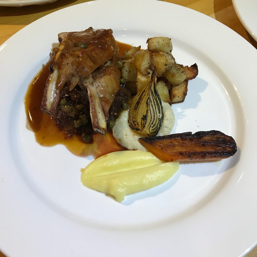 Lamb Rack with Onion Puree and Caper Sauce - 20180831