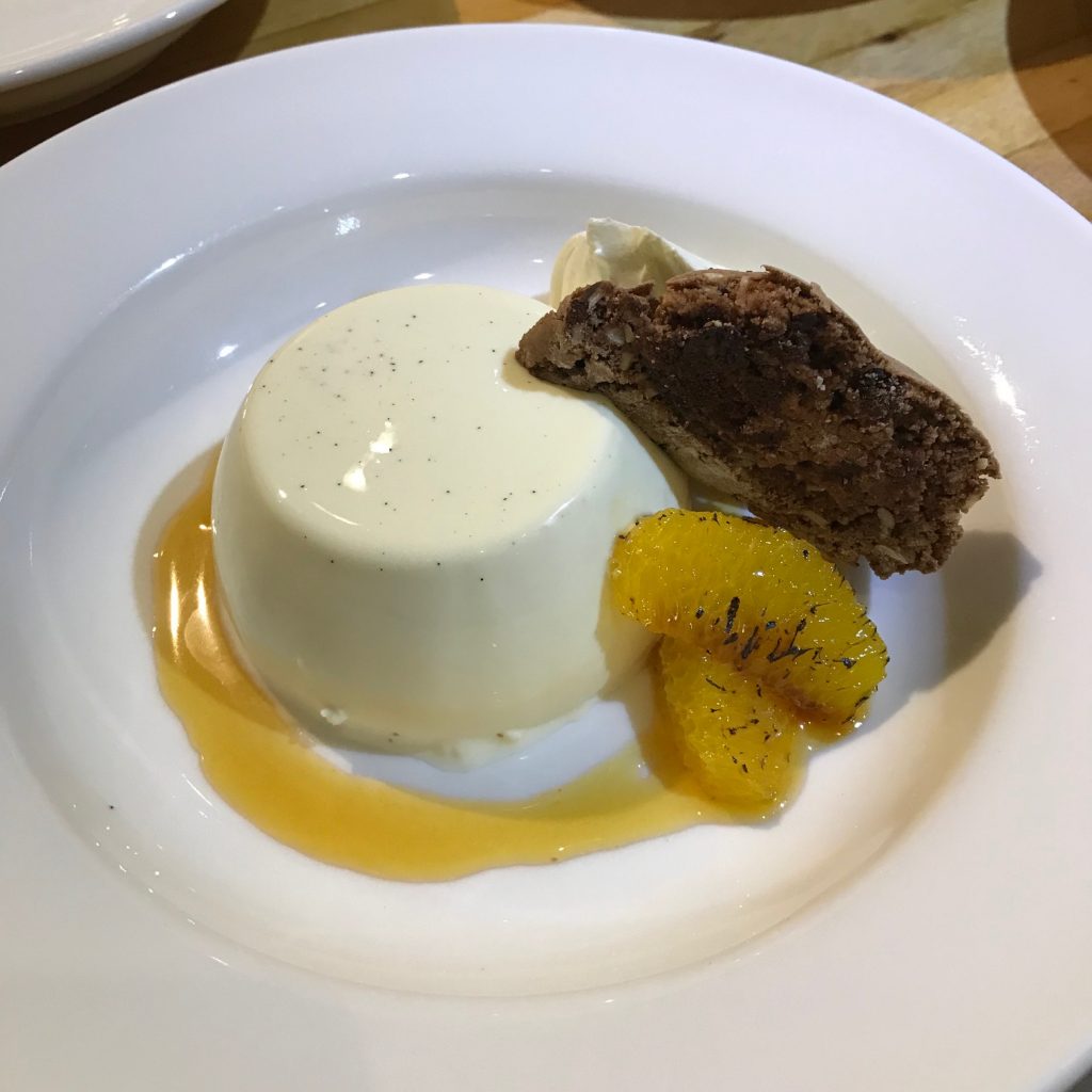 Panna Cotta with Oranges and Chocolate Biscotti - 20180831