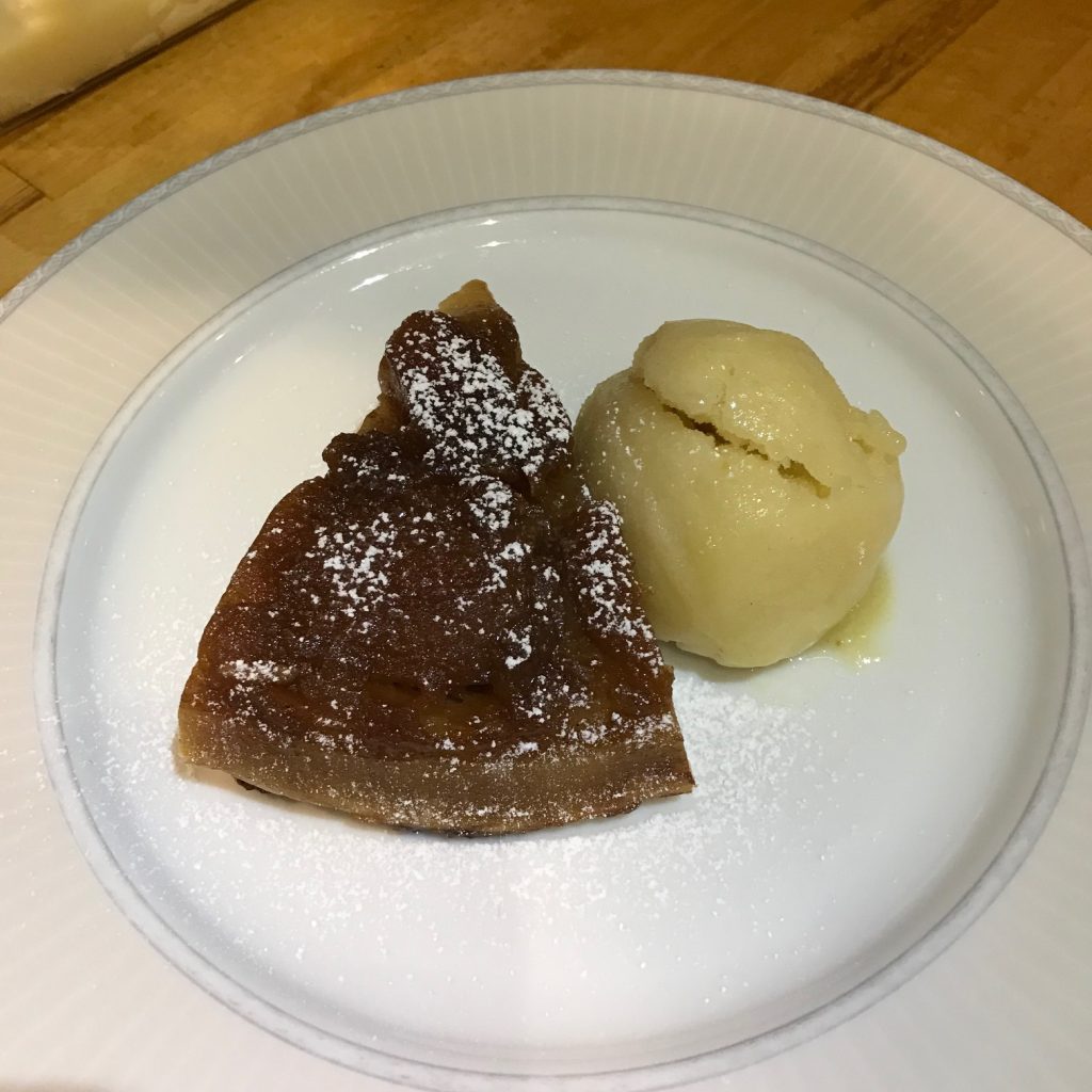 Tart Tatin with Apple Sorbet - 20180915