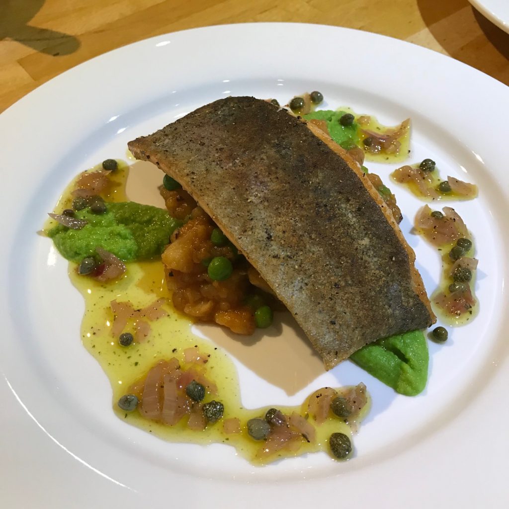 Trout with Chorizo and Peas - 20180905