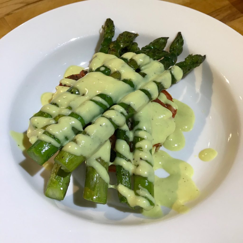 Vegan Asparagus and Hollandaise Sauce - 20180917