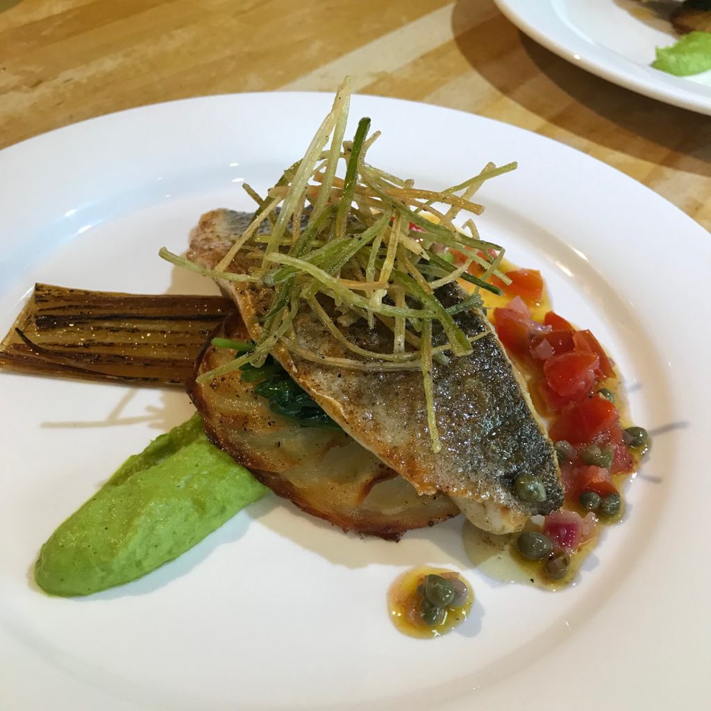 20190514 - Sea Bass with Sauce Vierge