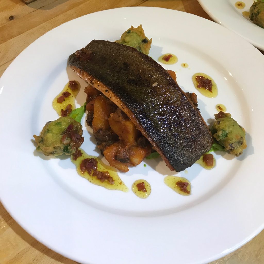 20190516 - Trout with Chorizo Fricassee