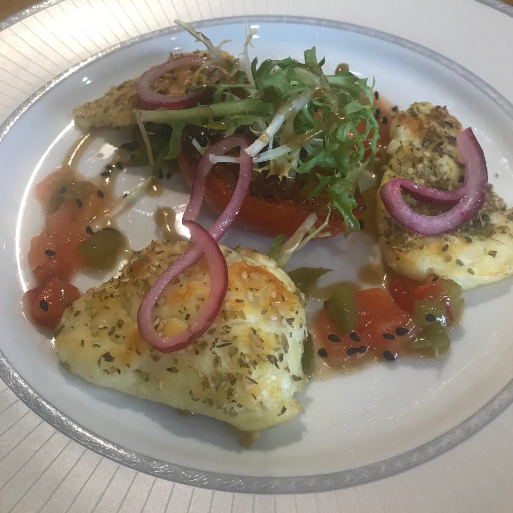 20190520 - Halloumi with Tomatoes, Sweet Peppers & Shallots