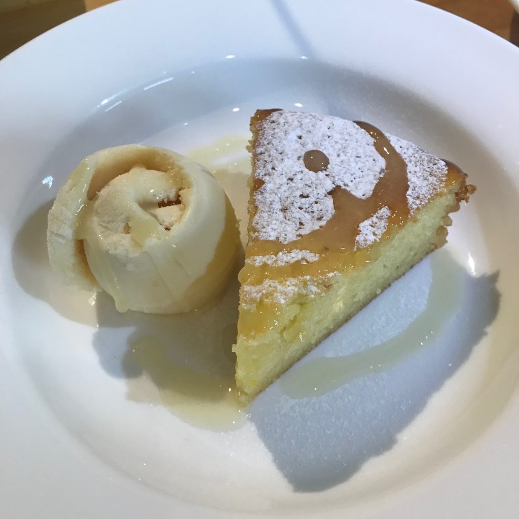 20190520 - Olive Oil Cake with Lemon Sauce and Lemon Curd Ice-cream