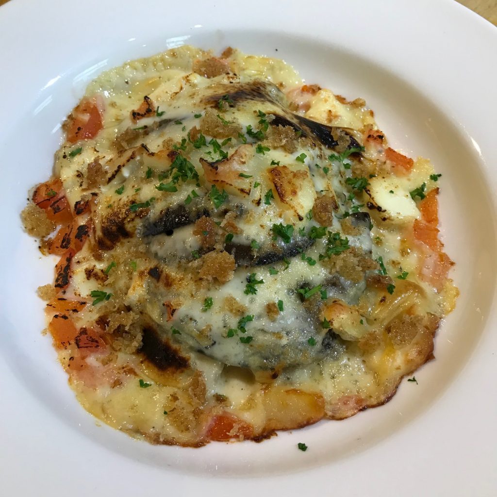 20190523 - Field Mushroom and Goat's Cheese Gratin