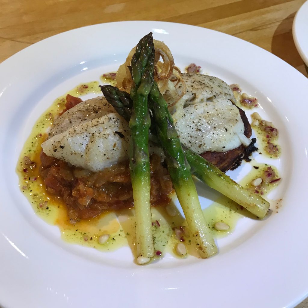 20190530 - Haddock with Tomatoes, Onions and Pesto