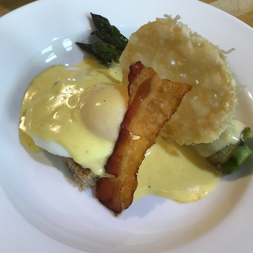 20190614 - Poached Egg with Asparagus, Pancetta & Béarnaise Sauce