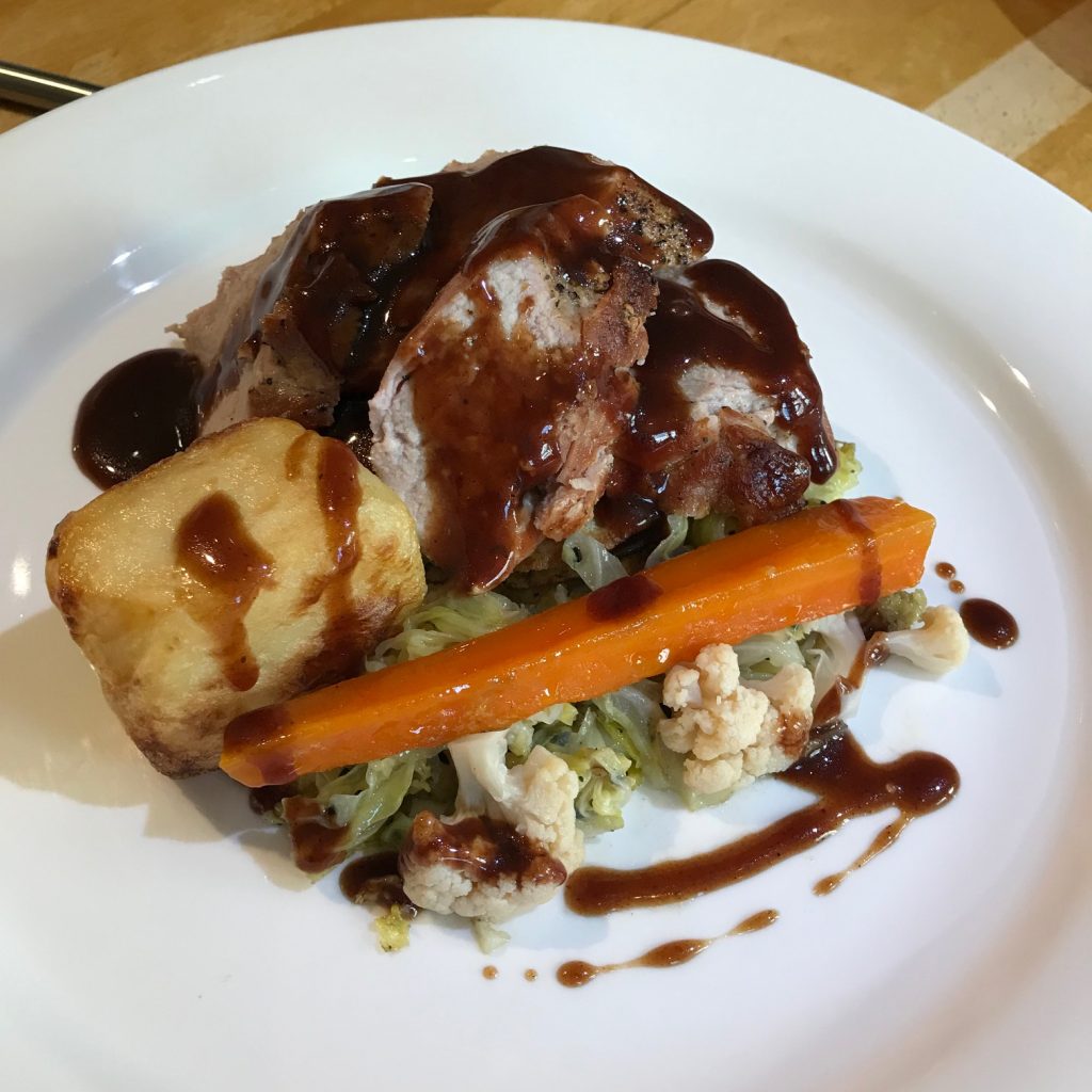 20190619 - Pork Fillet with Sage Drop Scone and Port Wine Sauce