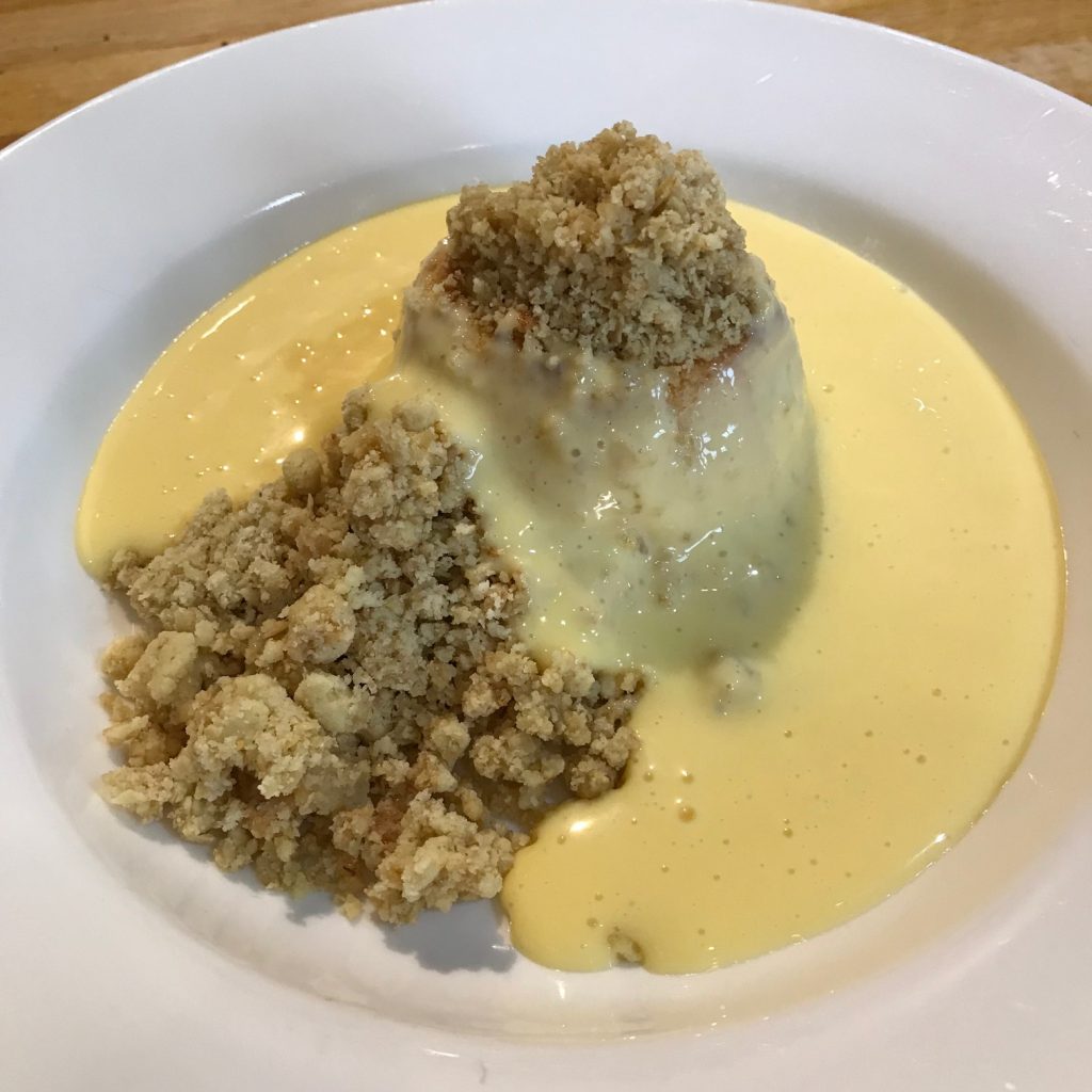 20190620 - Bramley Apple Crumble with Custard