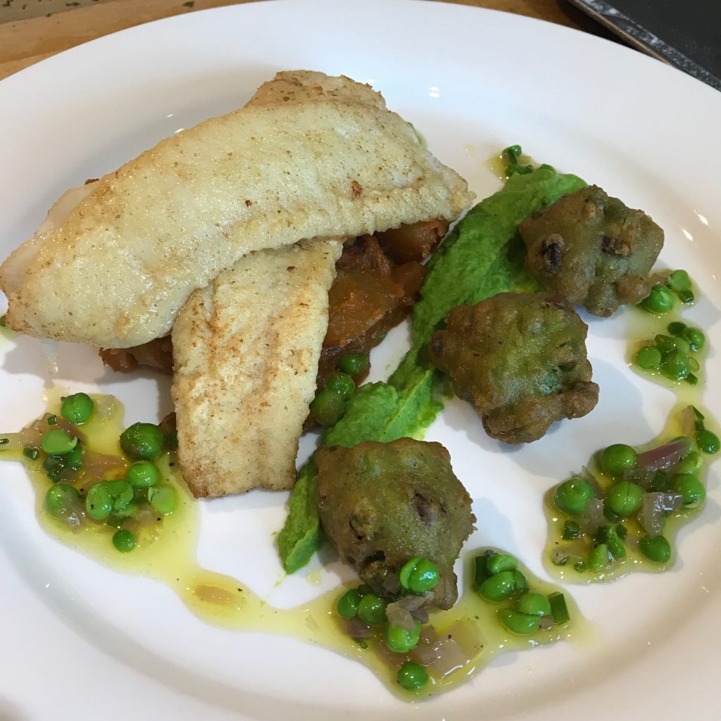 20190627 - Haddock with Chorizo Fricassee & Peas