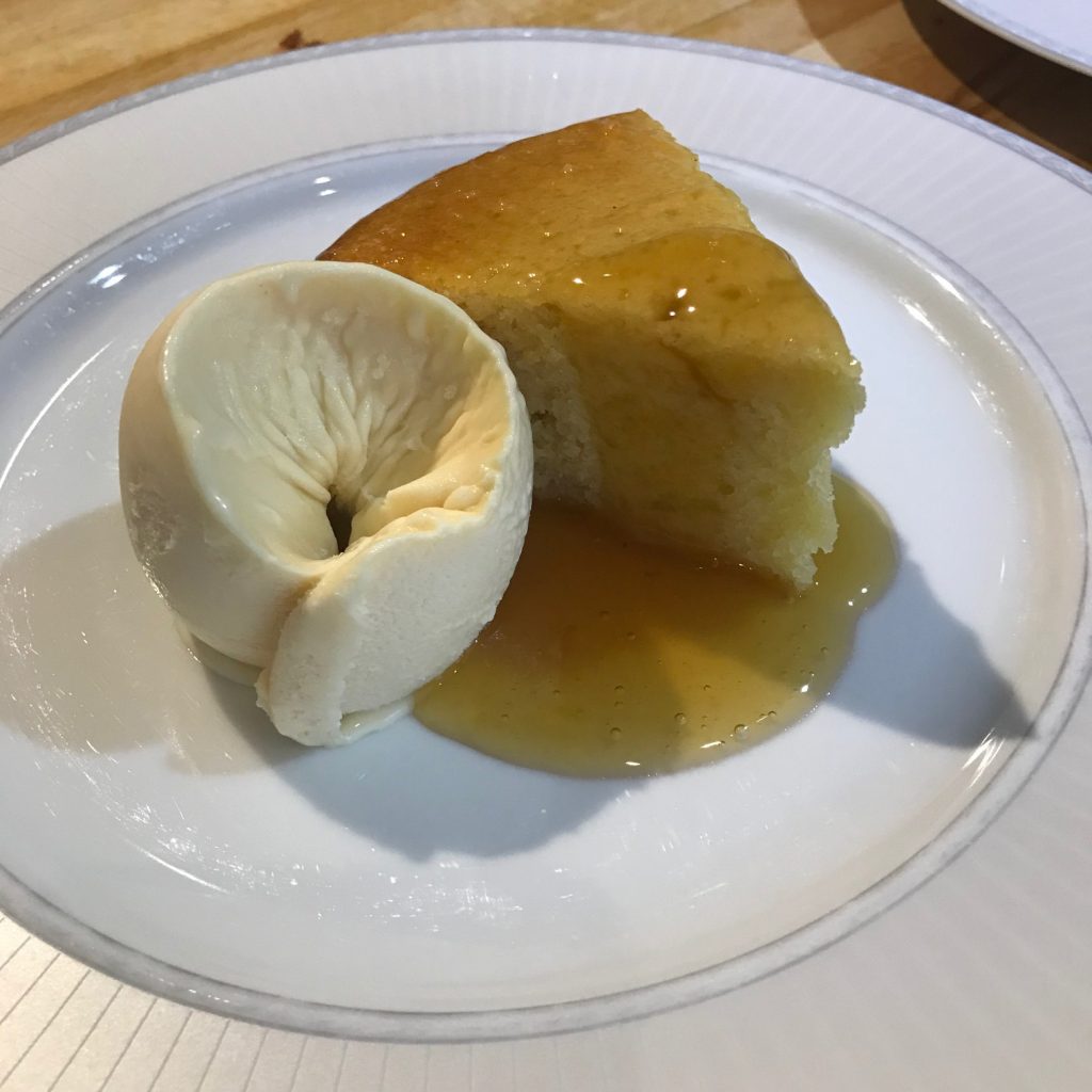 20190712 - Olive Oil Cake with Lemon Sauce and Lemon Curd Ice-cream