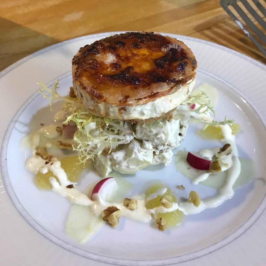 20190715 - Goat's Cheese with Waldorf Salad