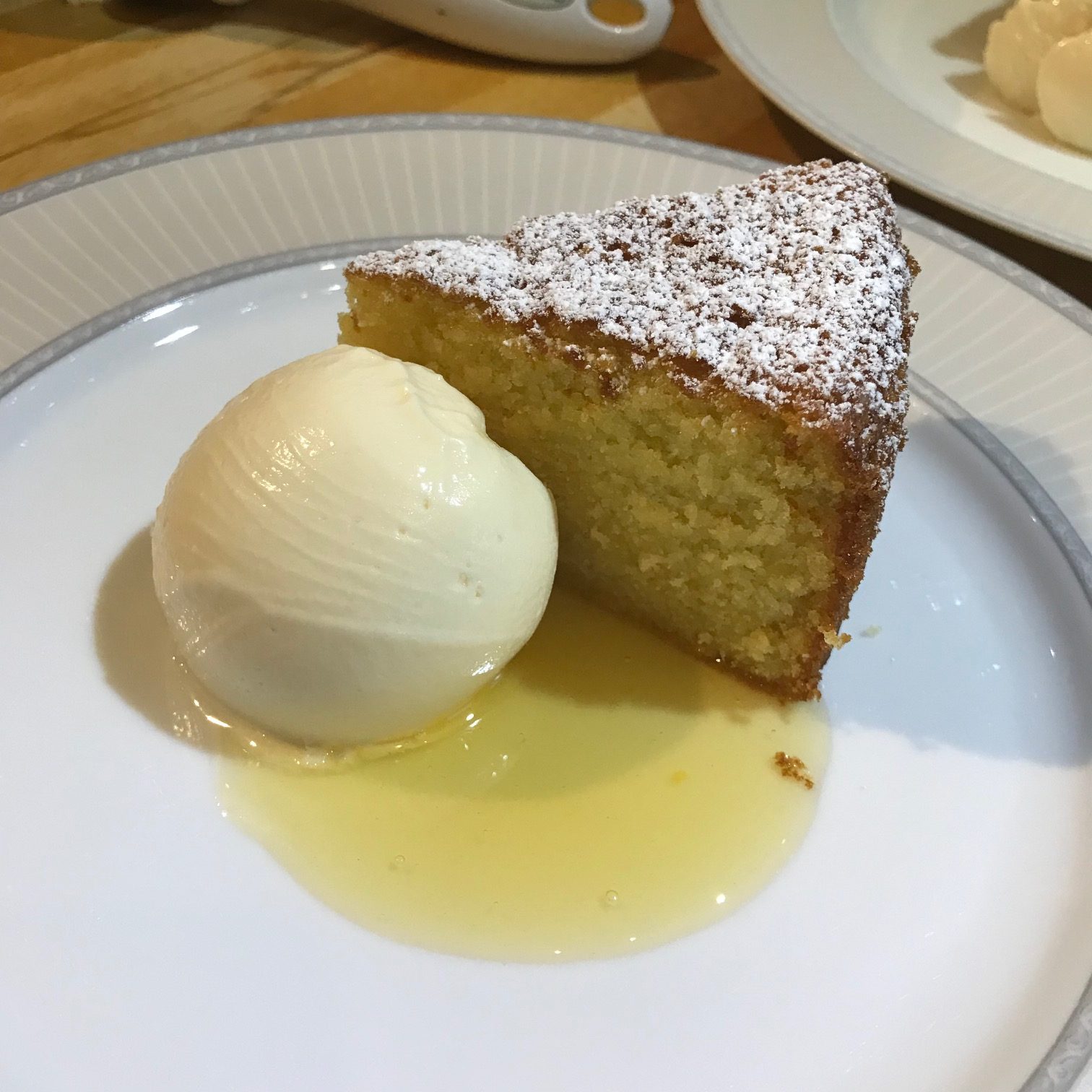 20190815 - Olive Oil Cake with Lemon Sauce and Lemon Curd Ice-cream