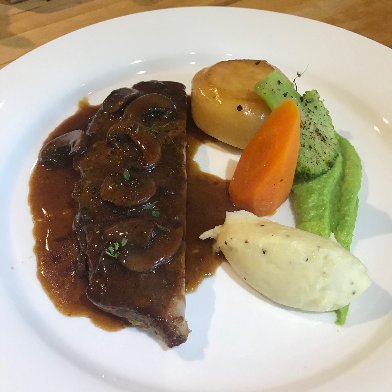 20190816 - Sirloin Steak with Bordelaise Sauce