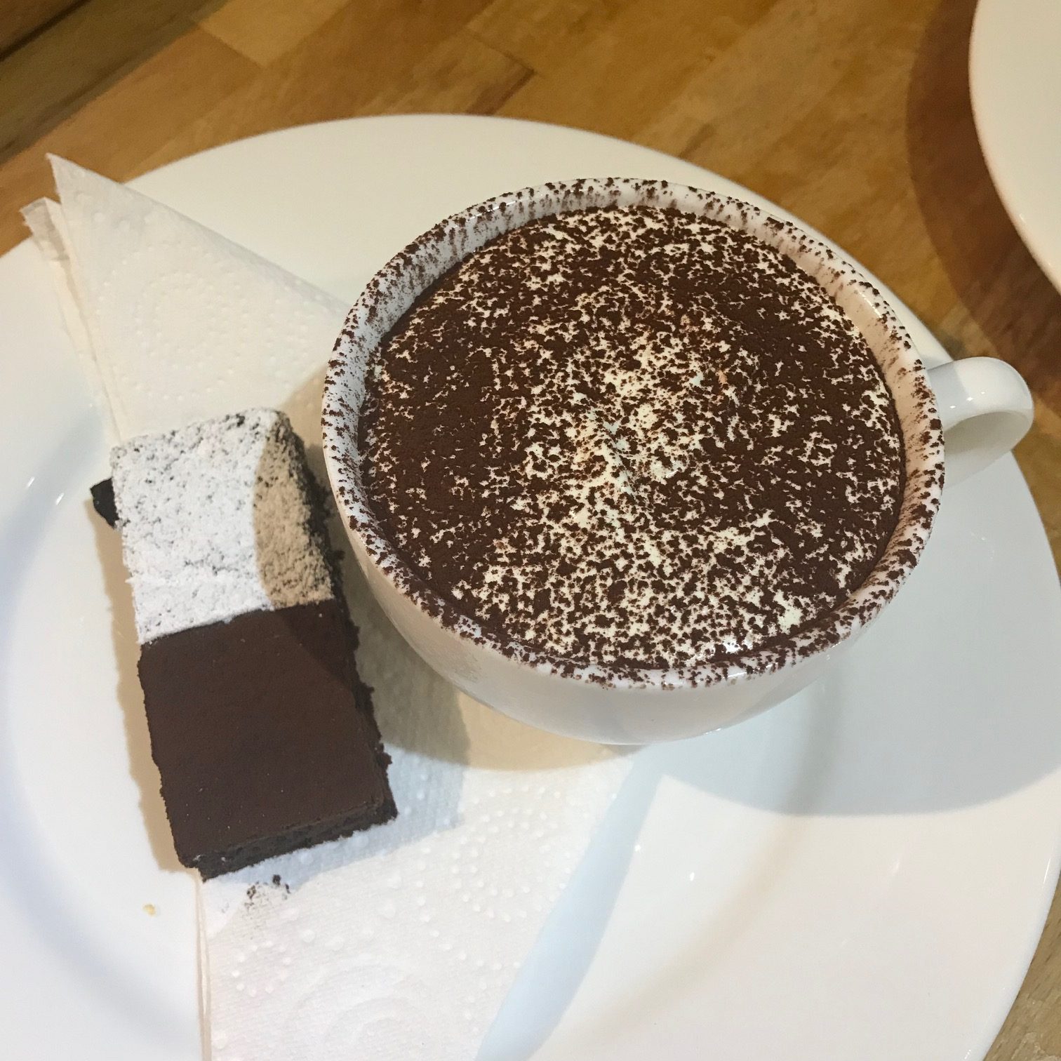 20190829 - Cappuccino Mousse with Chocolate Brownie