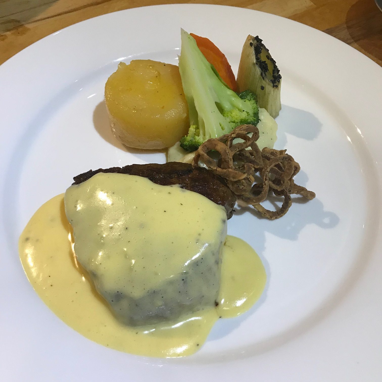 20190830 - Fillet Steak with Béarnaise Sauce & Black Pepper Onion Rings