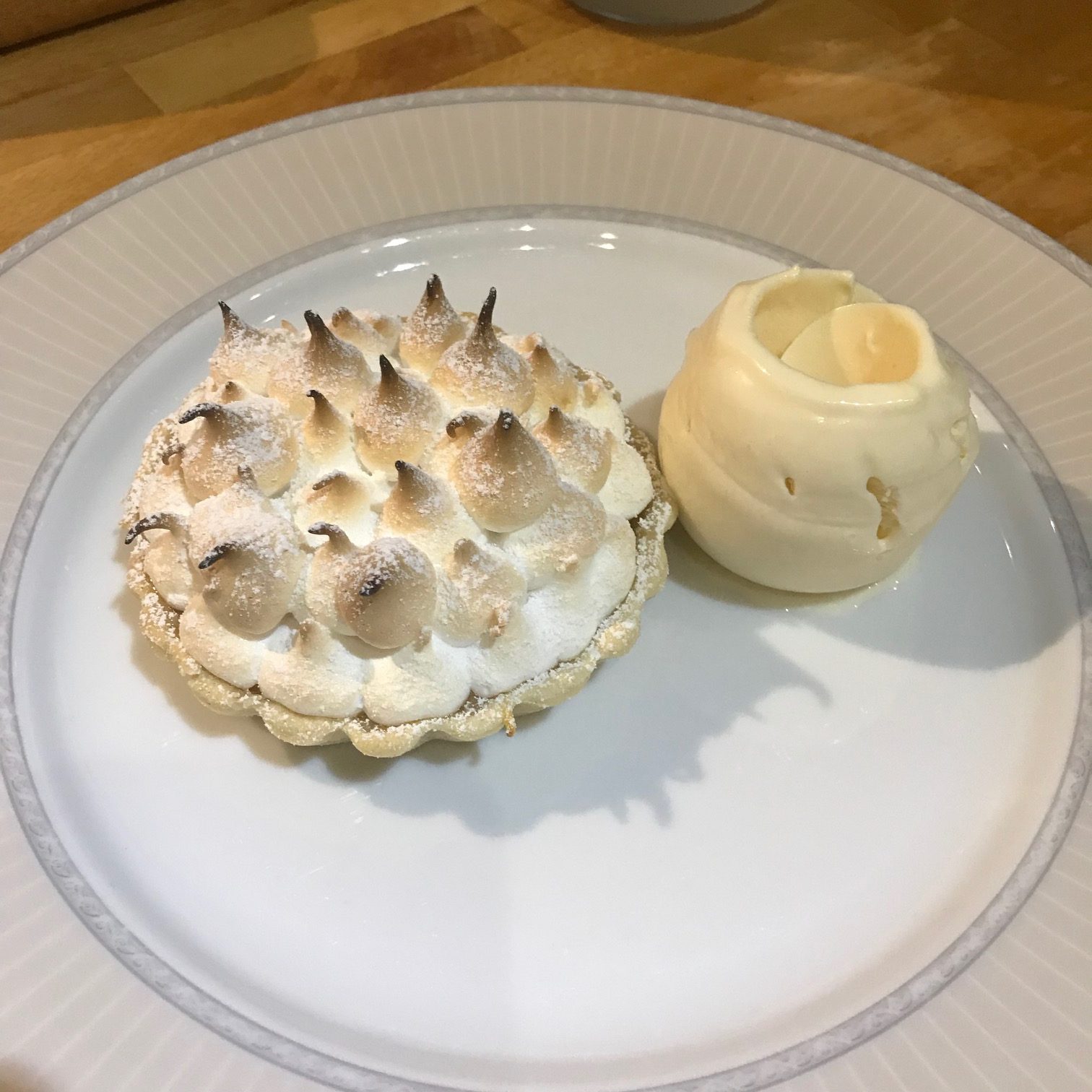 20190910 - Lemon Meringue Pie with Lemon Curd Ice Cream