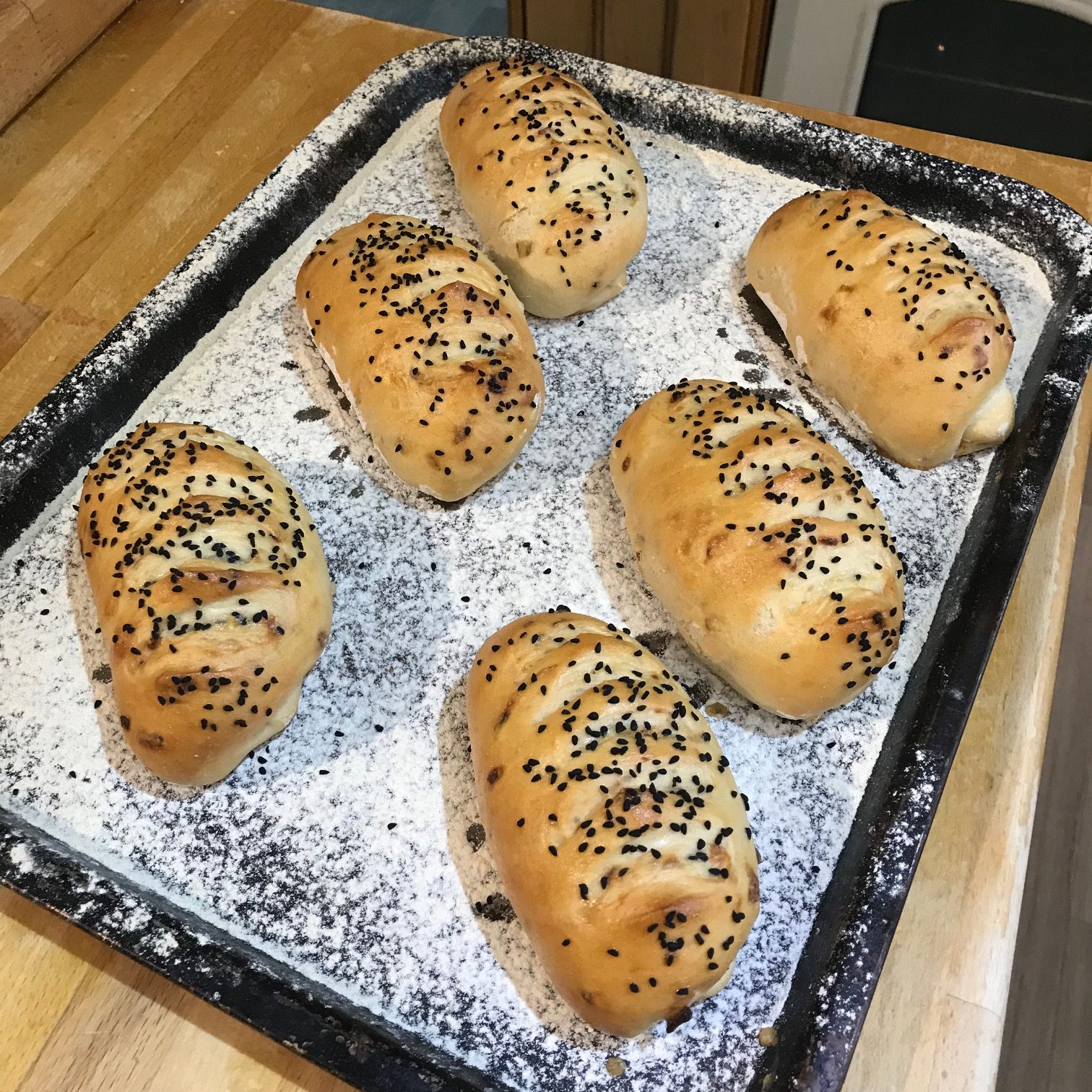 20190910 - Onion Bread Cooked