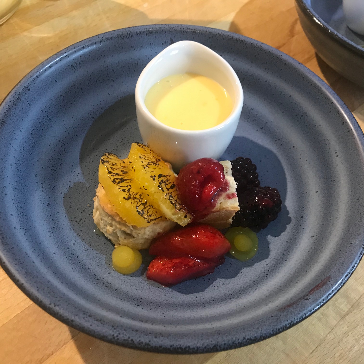 20200810-Walnut Scone, Berries and Oranges